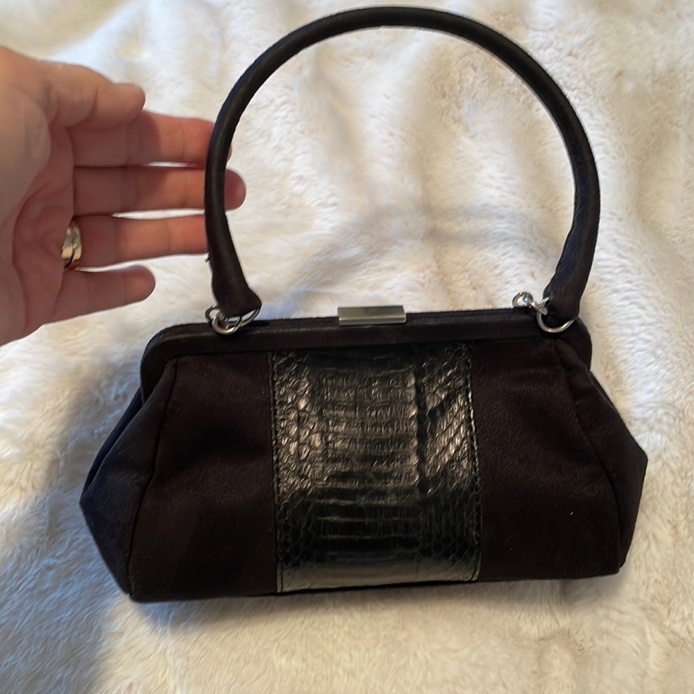 Nine West vintage black clutch purse